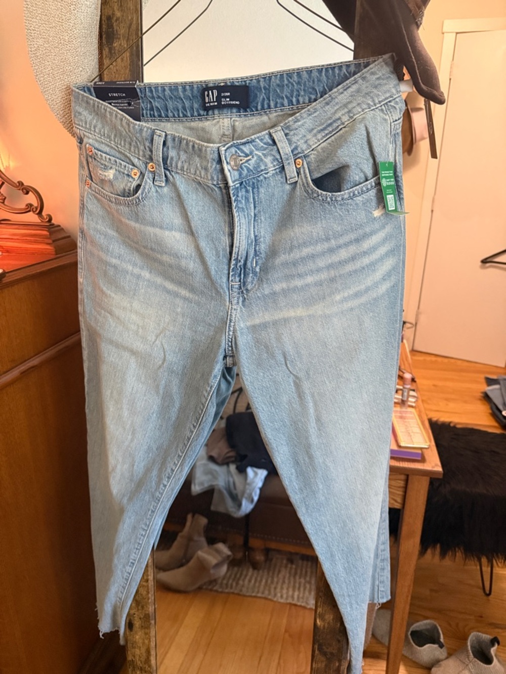 GAP Light Wash Slim Straight Jeans